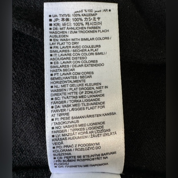 Allure Women's 100% Cashmere Black Sweater Sz XS - Picture 12 of 13